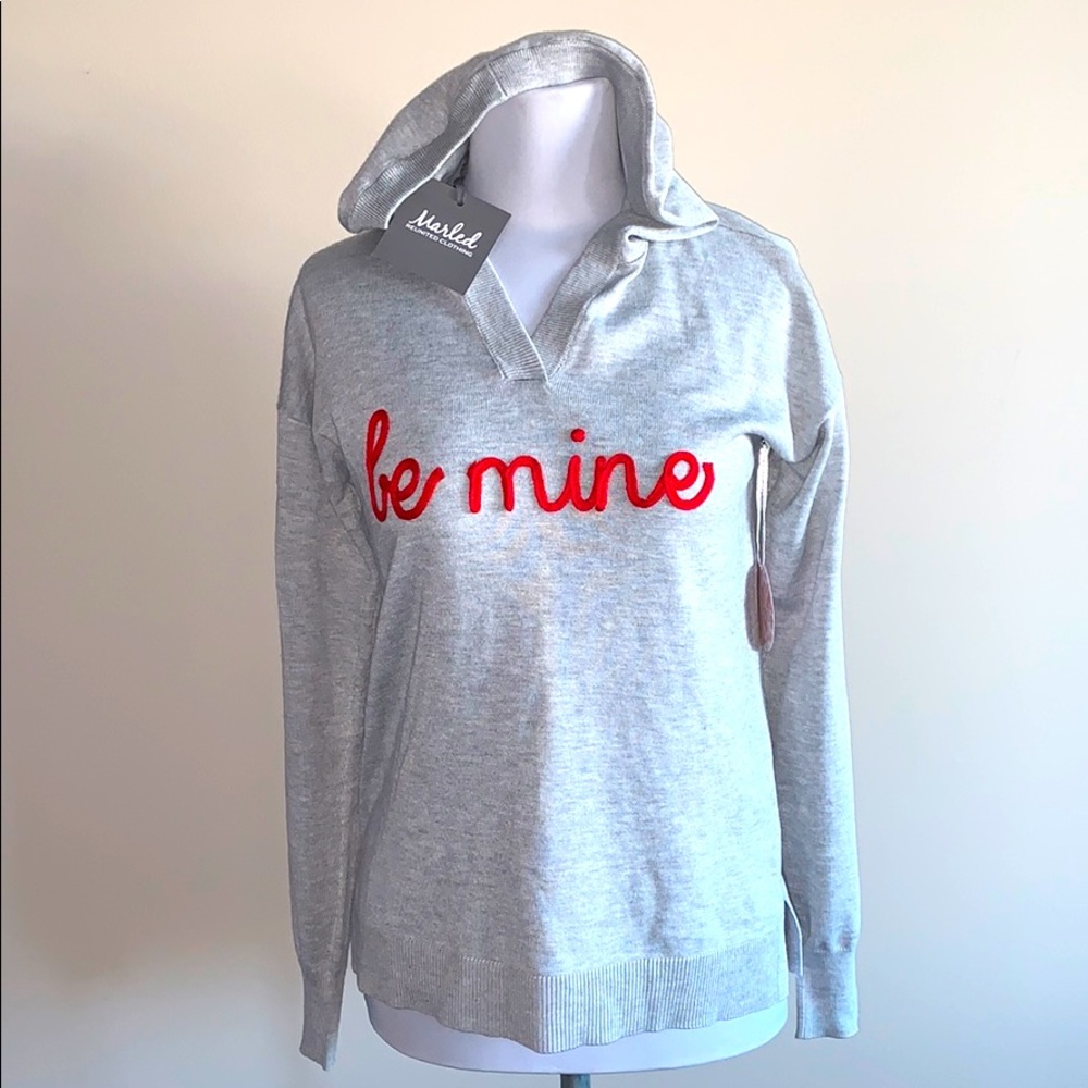 Marled Be Mine Hoodie - Picture 1 of 3